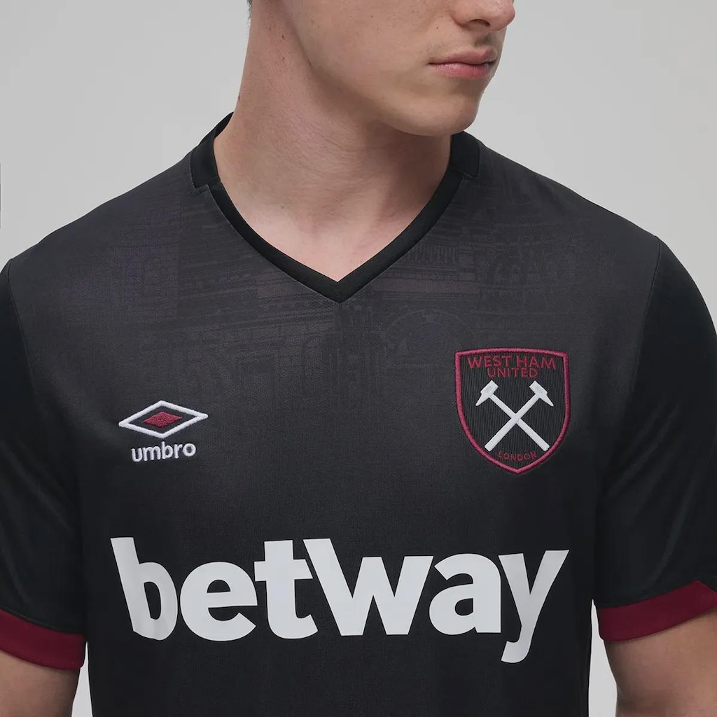 Imagem 4 do produto Camisa West Ham II 25/26 Masculina Umbro