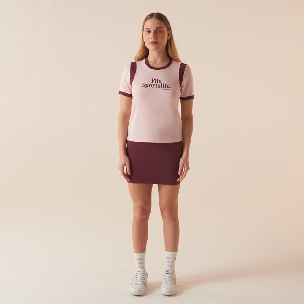 Imagem 3 do produto Blusa Fila Ribbed Letter Retro Feminina
