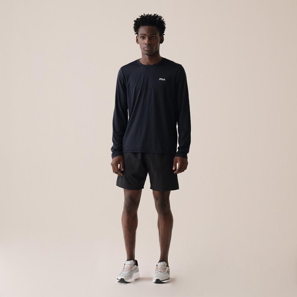 Imagem 3 do produto Camiseta Manga Longa Fila Basic Sports Masculina