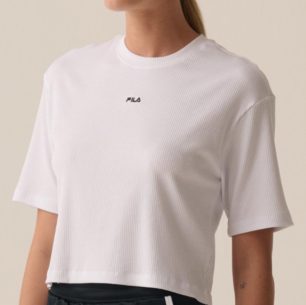 Imagem 5 do produto Camiseta Fila Comfort Canelada Feminina