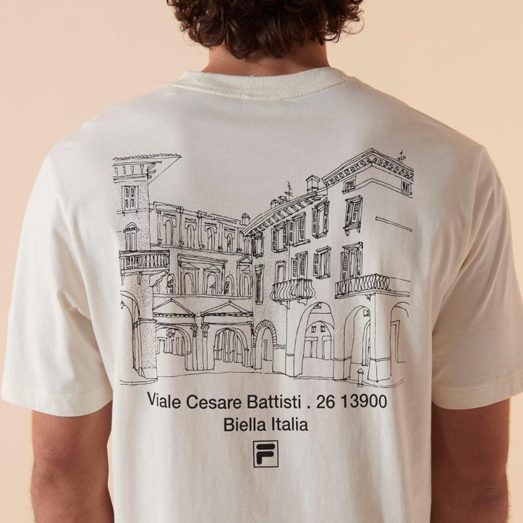 Imagem 5 do produto Camiseta Fila Comfort Italia Drawing Union Classics Masculina