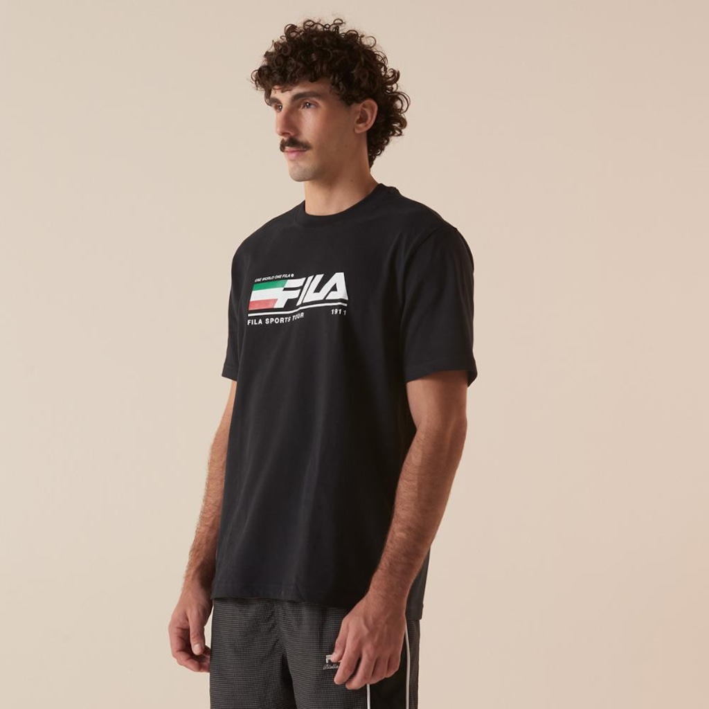 Imagem 4 do produto Camiseta Fila Comfort Tour Motor Sport Masculina