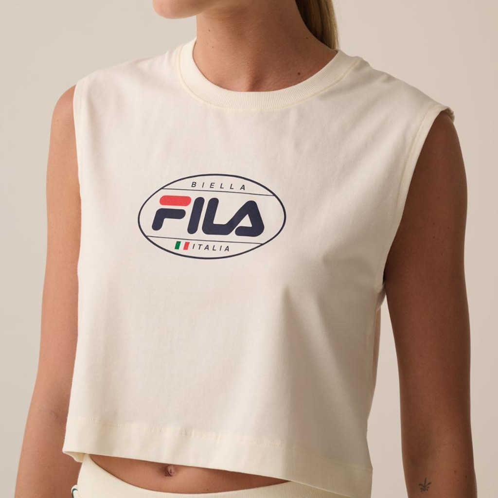 Imagem 4 do produto Camiseta Regata Fila Biella Italia Feminina