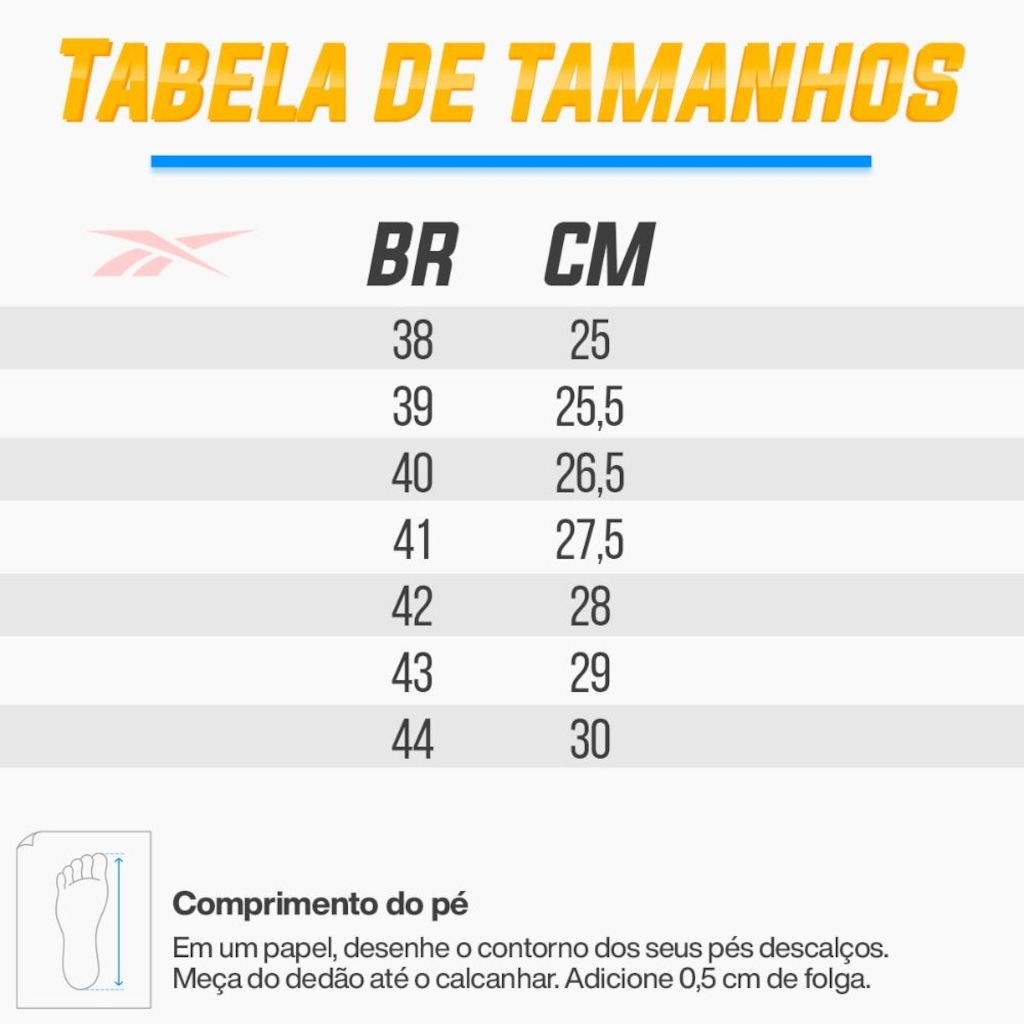 Imagem 4 do produto Tênis Masculino Reebok Speed 22 TR + 3 Pares de Meias