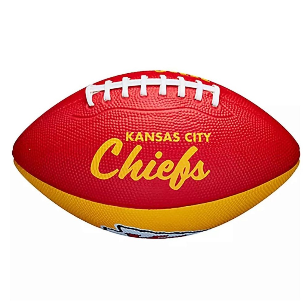 Imagem 2 do produto Bola de Futebol Americano Wilson Kansas City Chiefs Retrô