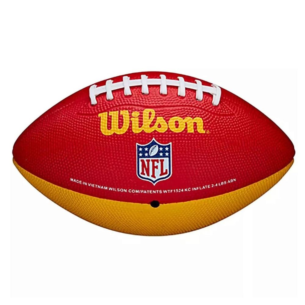 Imagem 4 do produto Bola de Futebol Americano Wilson Kansas City Chiefs Retrô