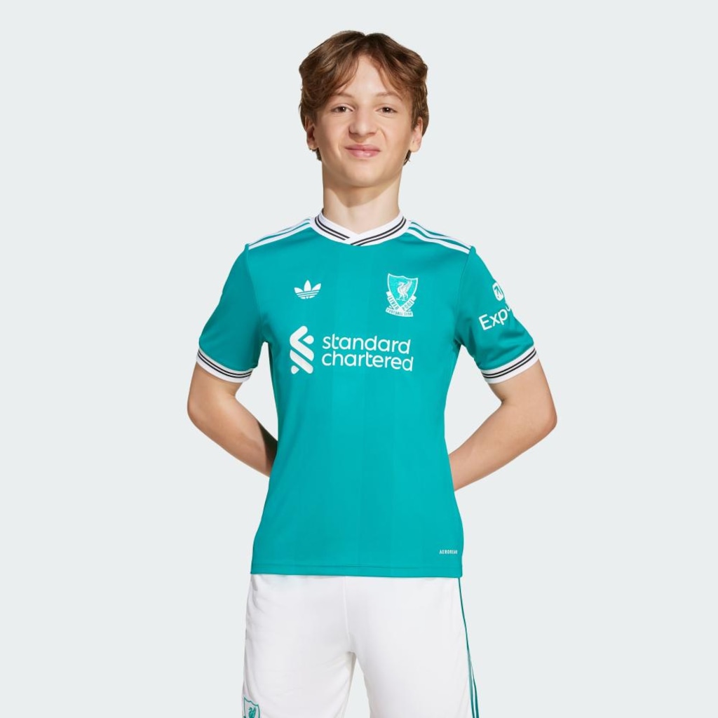Imagem 3 do produto Camisa Liverpool FC III 25/26 Infantil Adidas