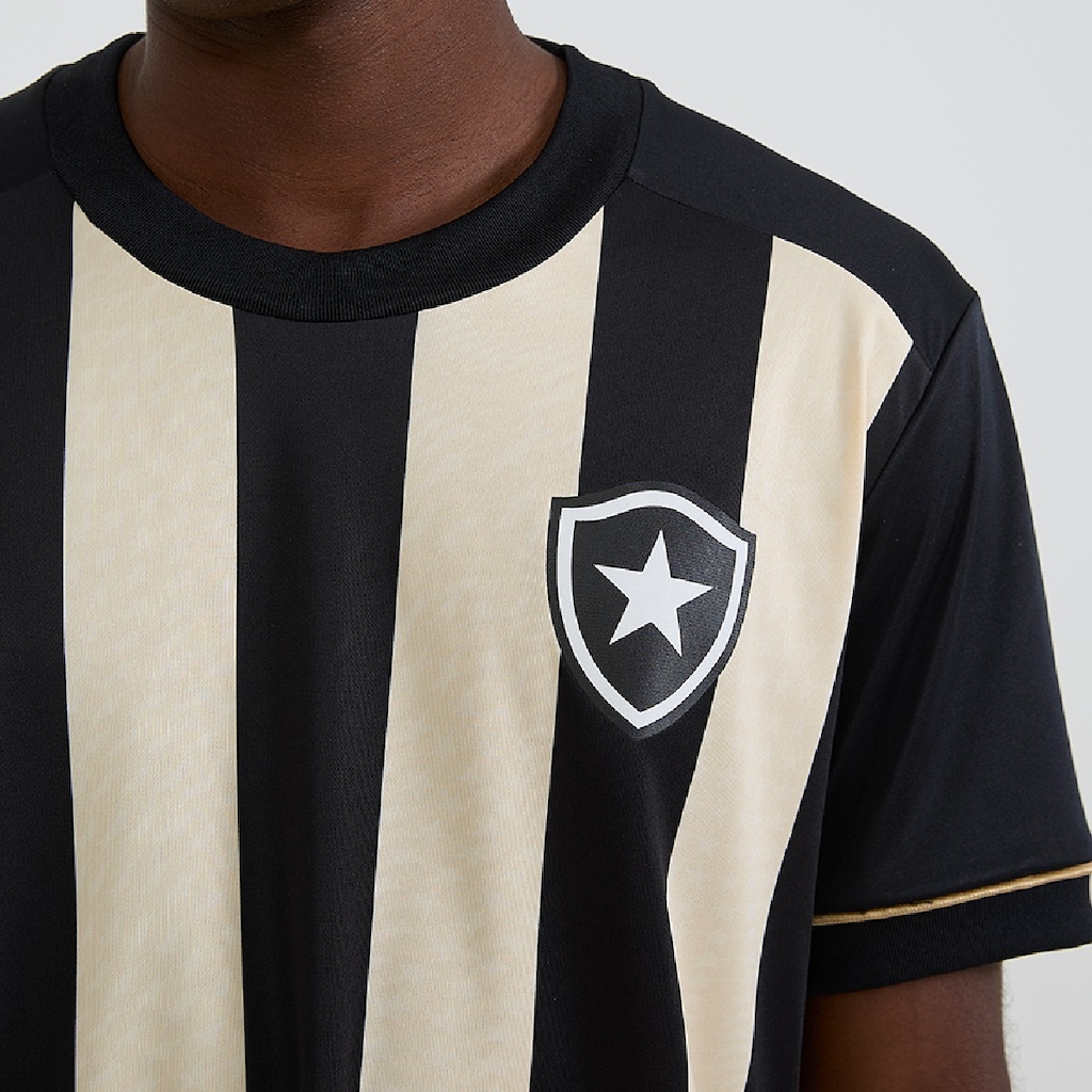 Imagem 2 do produto Camisa Botafogo Contagiante Listrada Braziline - Masculina