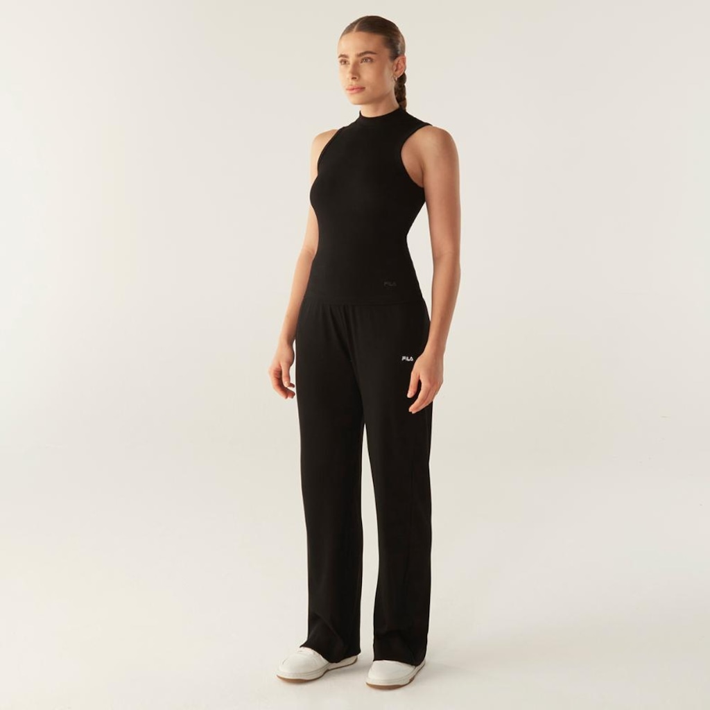 Imagem 3 do produto Camiseta Regata Fila Gola Alta Rib Feminina