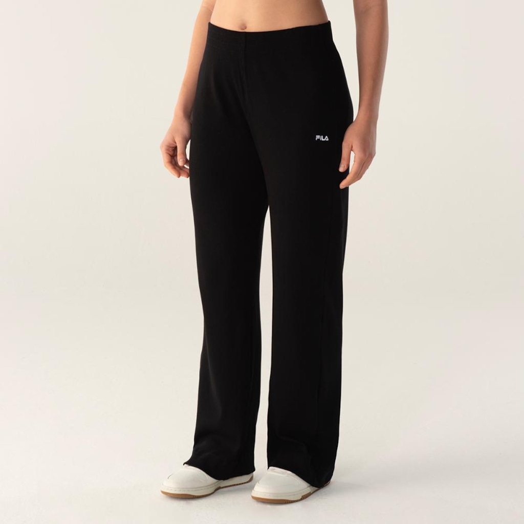 Imagem 3 do produto Calça Fila Wide Essentials Rib Feminina