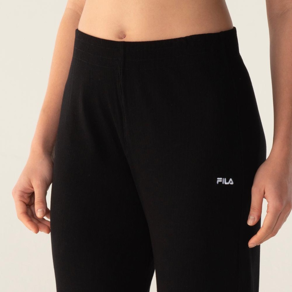 Imagem 4 do produto Calça Fila Wide Essentials Rib Feminina