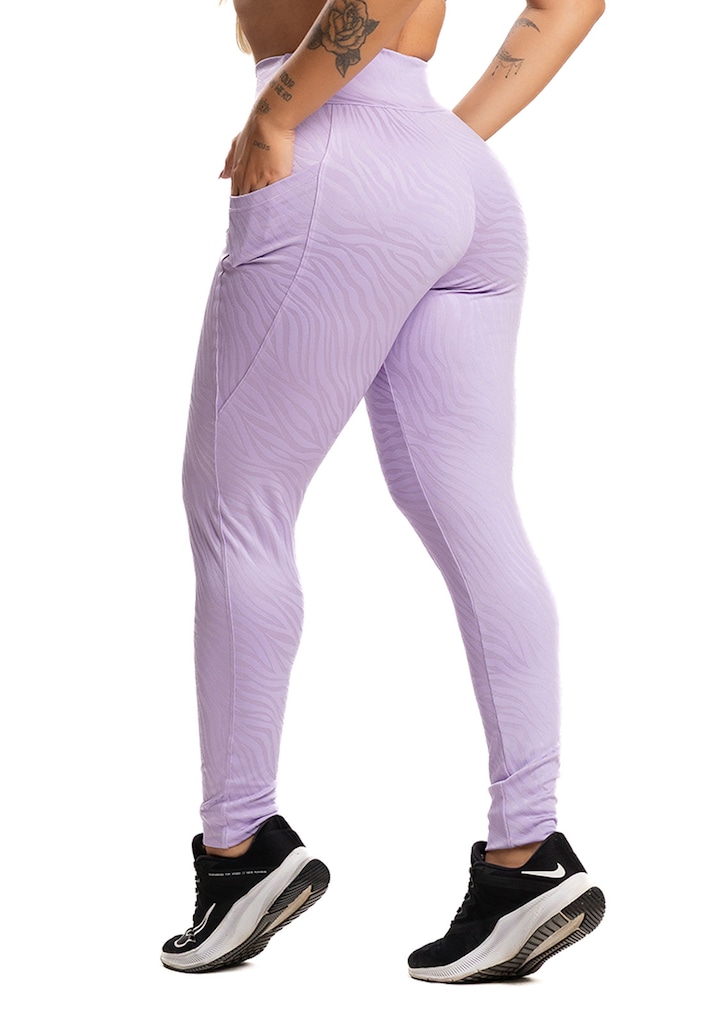Imagem 2 do produto Calça Legging Mvb Modas Bolsos Cintura Alta Feminina