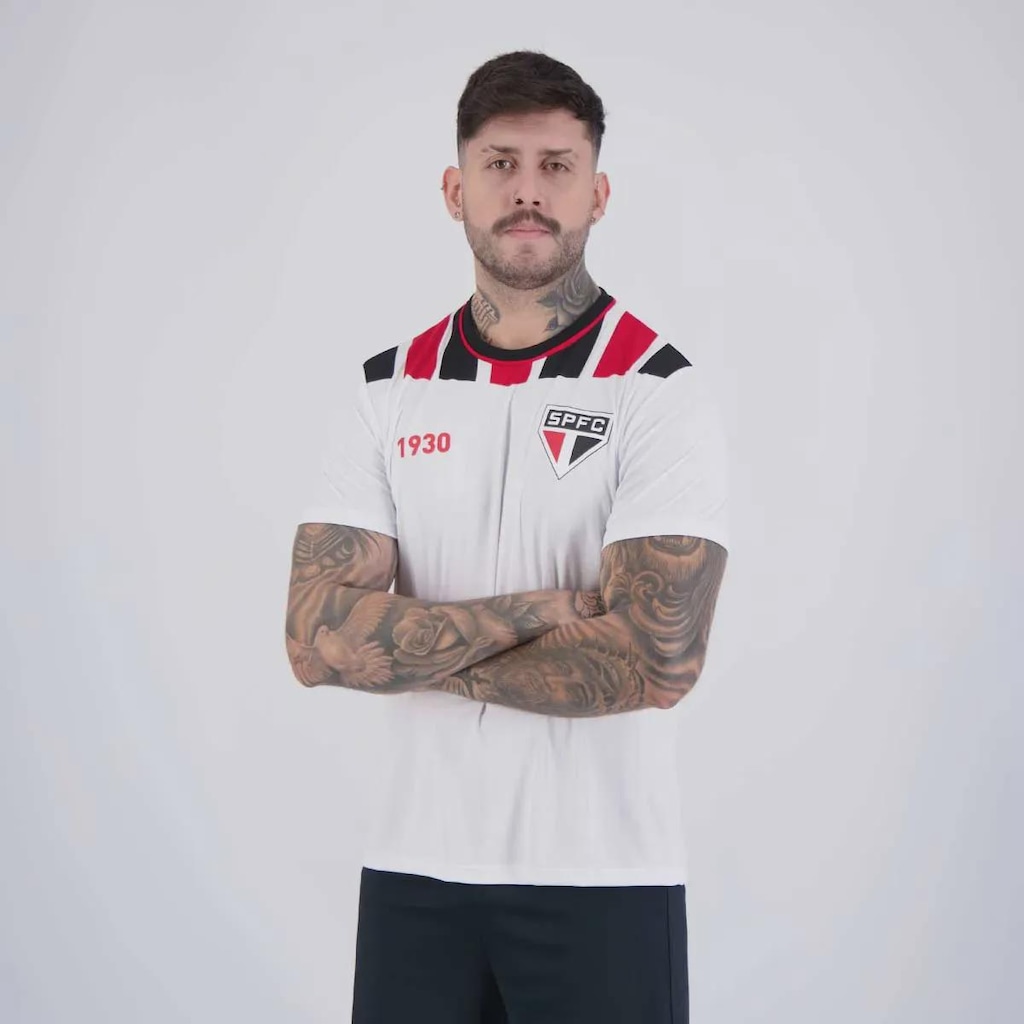 Imagem 4 do produto Camiseta São Paulo Calleri 9 Amago Masculina FutFanatics