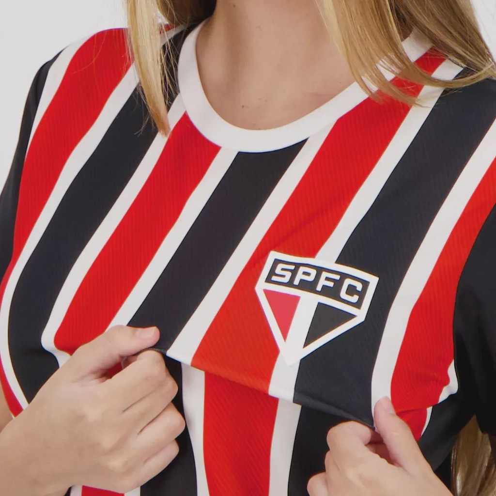 Imagem 5 do produto Camiseta São Paulo Calleri 9 Change Feminina FutFanatics