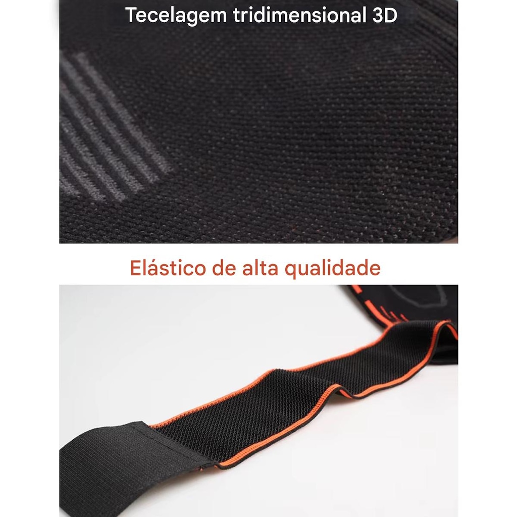 Imagem 3 do produto Cotoveleira Elástica Gold Sports 3D Premium Compressão Com Bandagem Ajustável - 1 unidade
