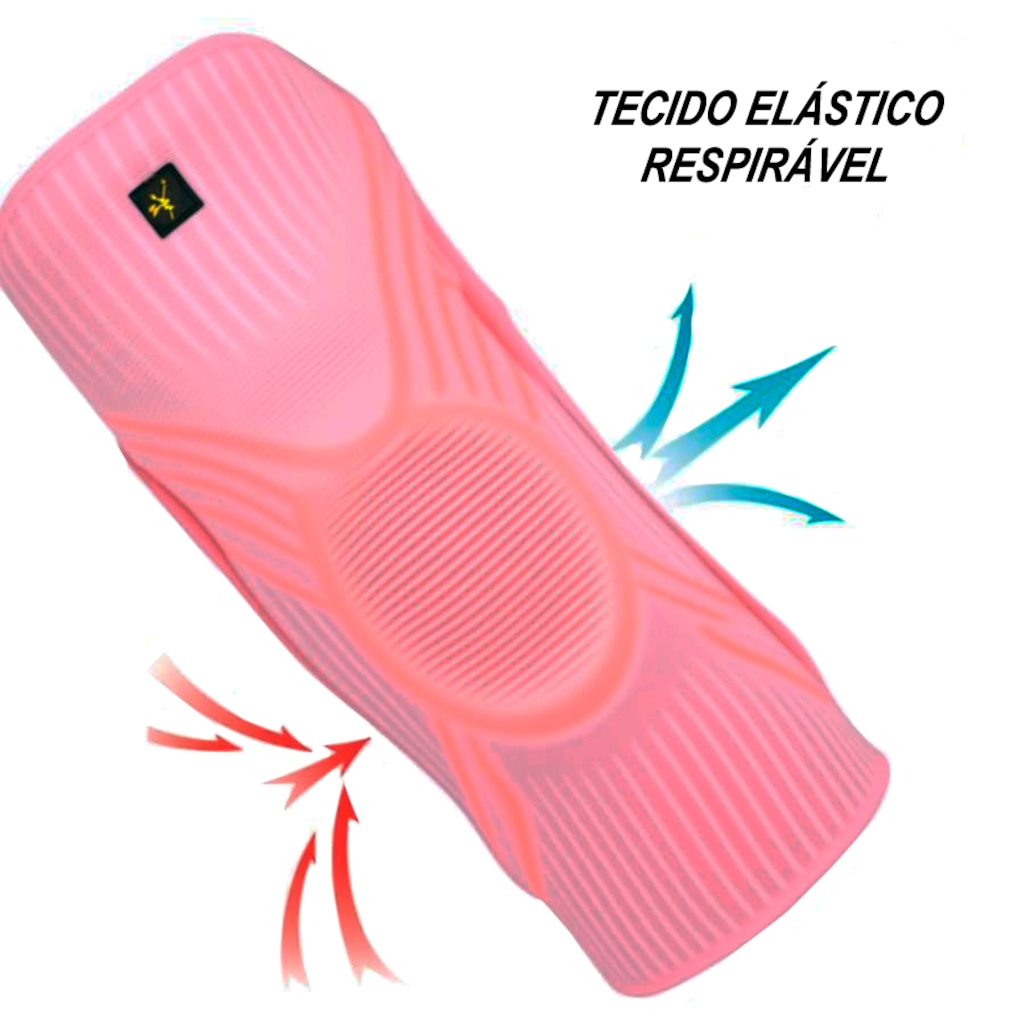 Imagem 5 do produto Joelheira Elástica Gold Sports Com Protetor de Patela e Suporte Lateral - 1 unidade