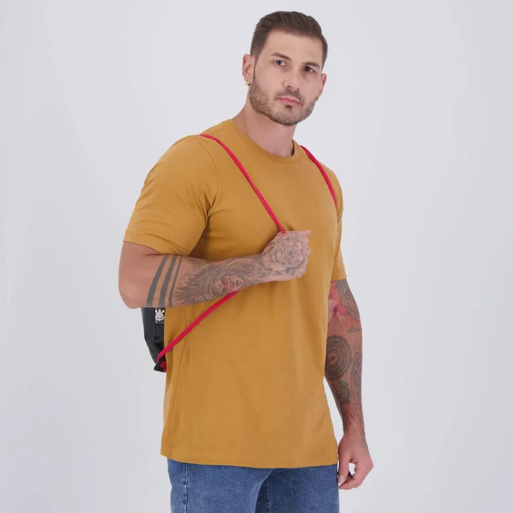 Imagem 4 do produto Kit Corinthians Mochila Saco e Garrafa Térmica