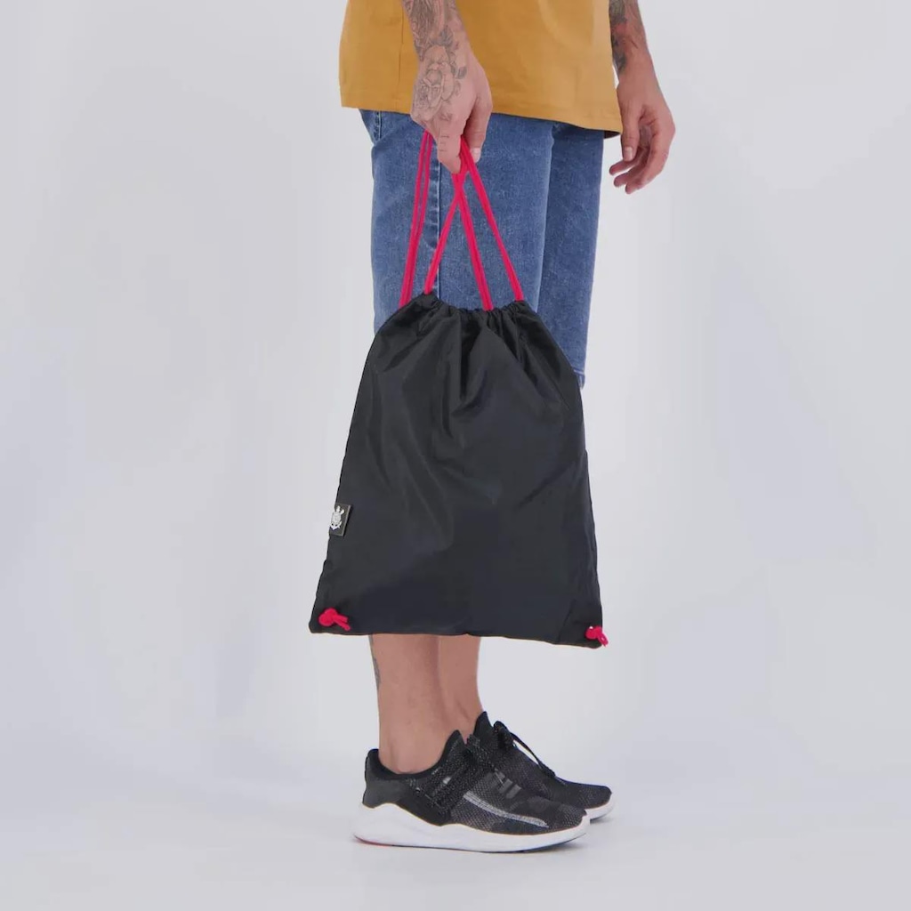 Imagem 5 do produto Kit Corinthians Mochila Saco e Garrafa Térmica