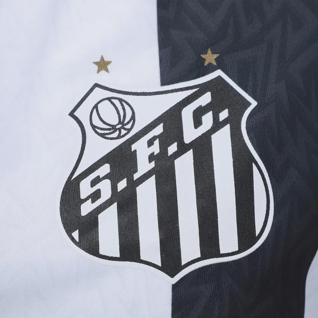 Imagem 3 do produto Camiseta Braziline Santos Mosaico Feminina