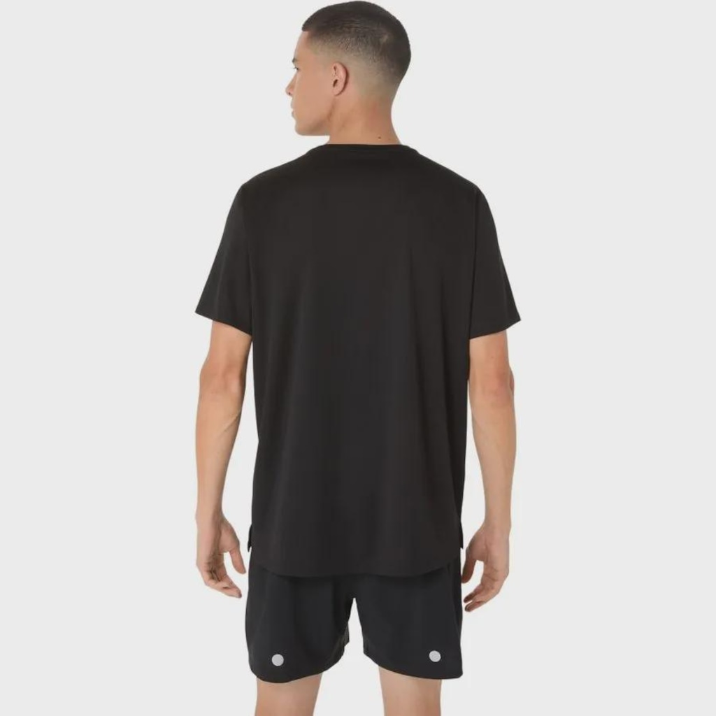 Imagem 3 do produto Camiseta ASICS Fujitrail Logo - Masculino - Preto - ASICS - Masculino
