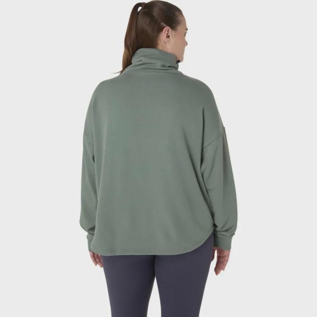 Imagem 3 do produto Blusão ASICS Nagino French Terry Gola Alta - Feminino