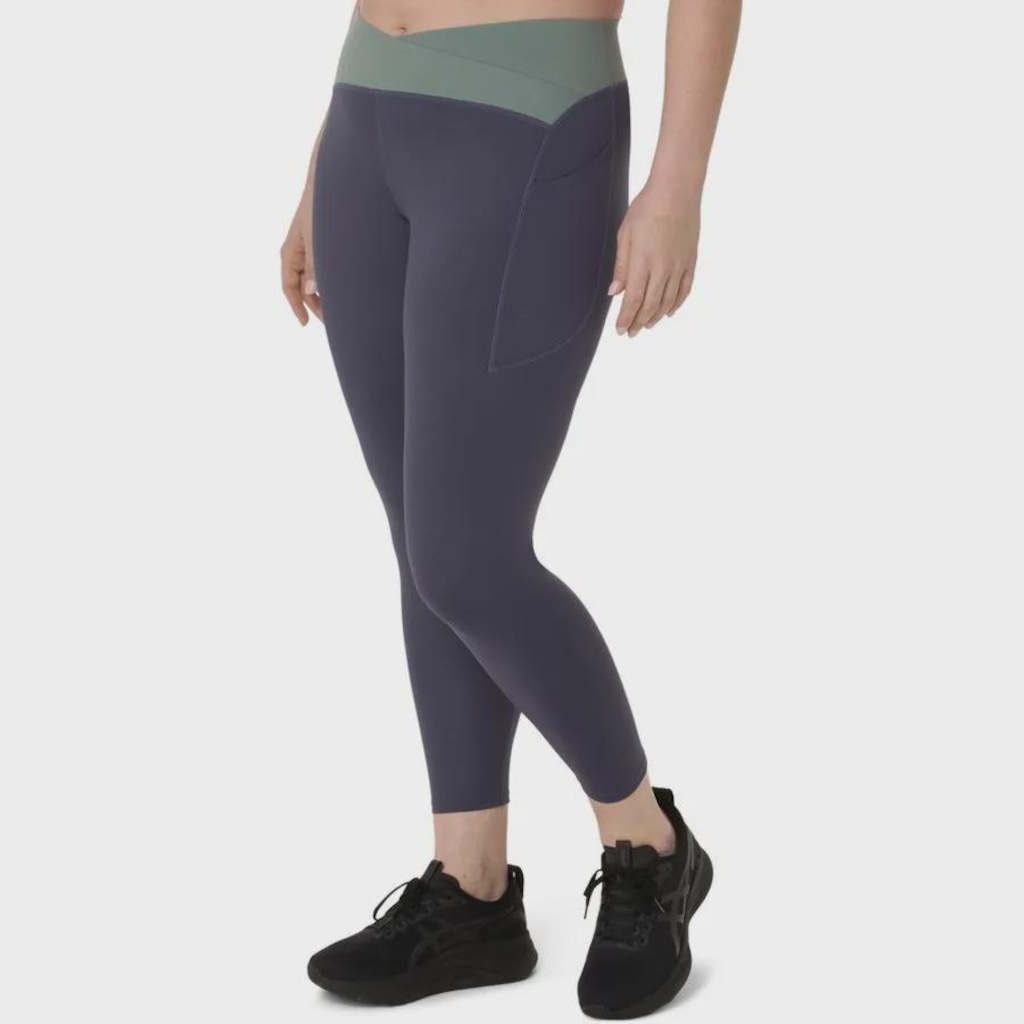 Imagem 3 do produto Calça ASICS Legging Nagino Flex 7/8 - Feminino - Azul - ASICS - Feminino