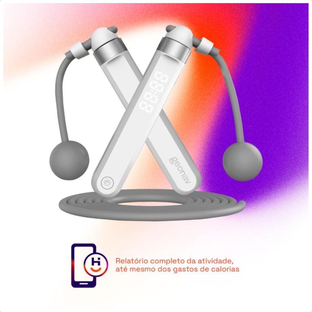 Imagem 4 do produto Corda de Pular Inteligente Geonav Bluetooth