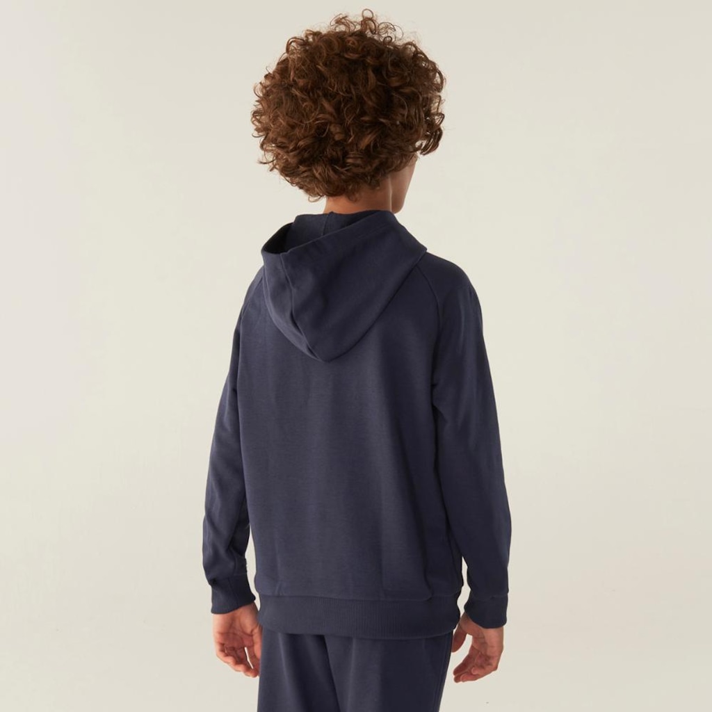 Imagem 2 do produto Casaco Com Capuz Fila Canguru Letter B. Infantil
