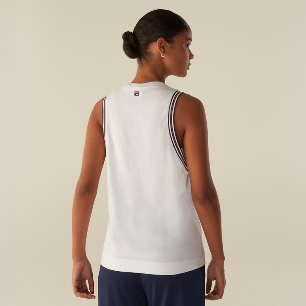 Imagem 2 do produto Camiseta Regata Fila Comfort Chevron Letter Feminina