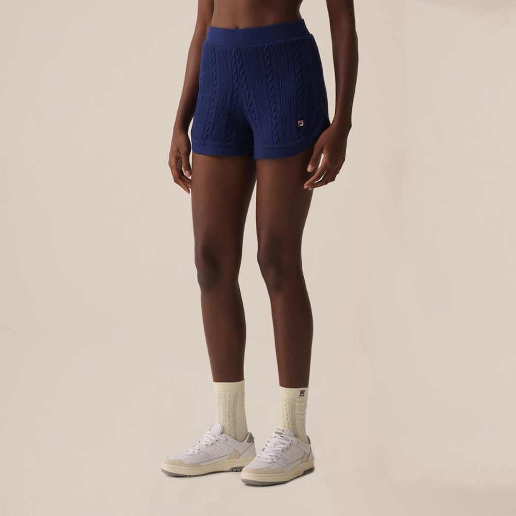 Imagem 3 do produto Shorts Fila Uc Knit Stripe Feminino