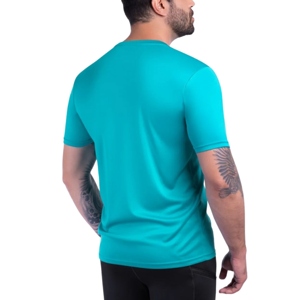 Imagem 2 do produto Camiseta Mizuno Spark 2 Turquesa Masculino