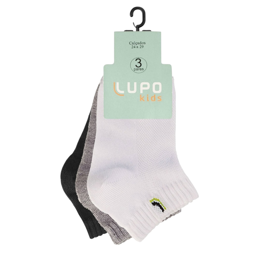 Imagem 3 do produto Meia Lupo Infantil 2725 Kit 3 Pares