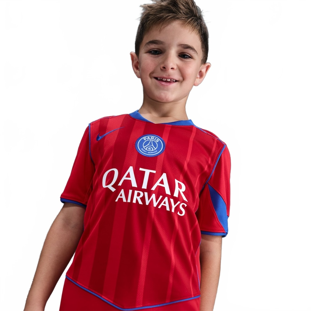 Imagem 1 do produto Camisa do Paris Saint-Germain III 25/26 Torcedor Total 90 Nike Infantil