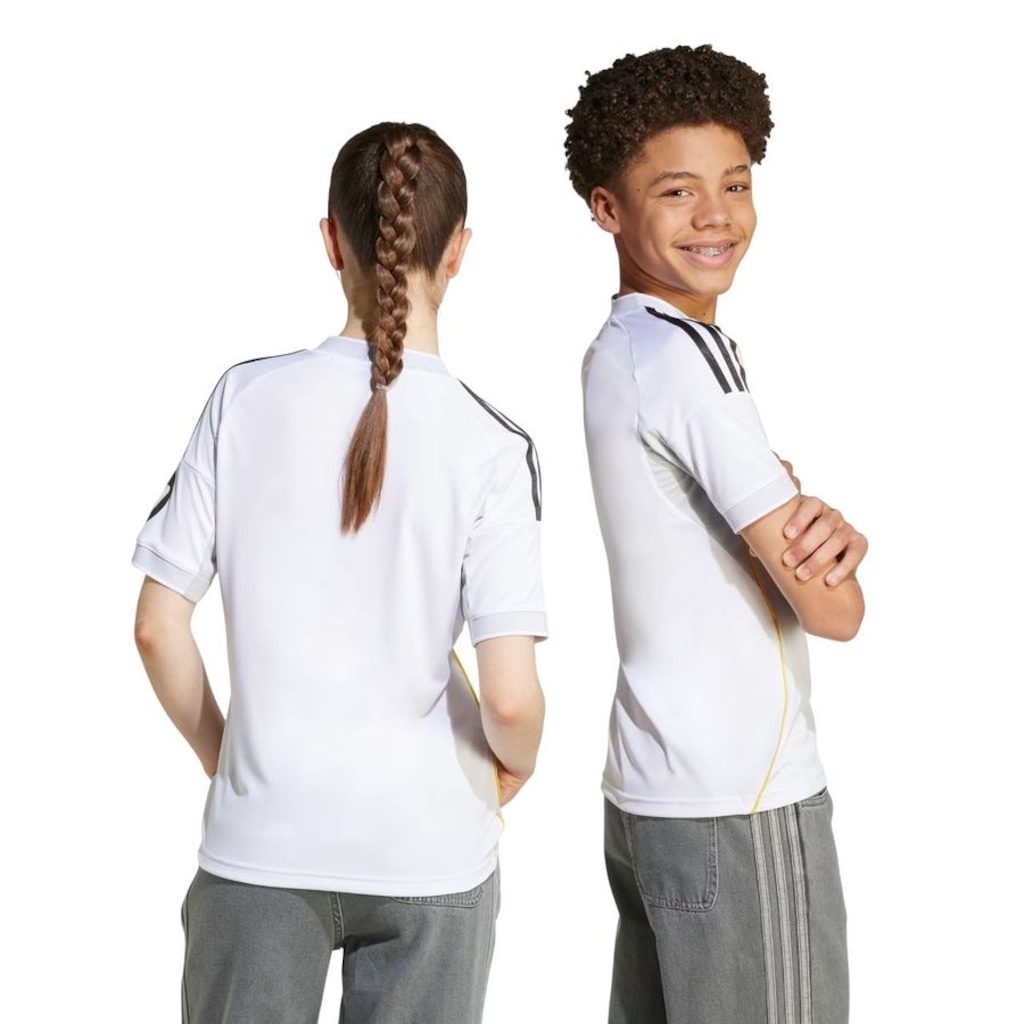 Imagem 2 do produto Camisa Real Madrid I 25/26 Infantil adidas