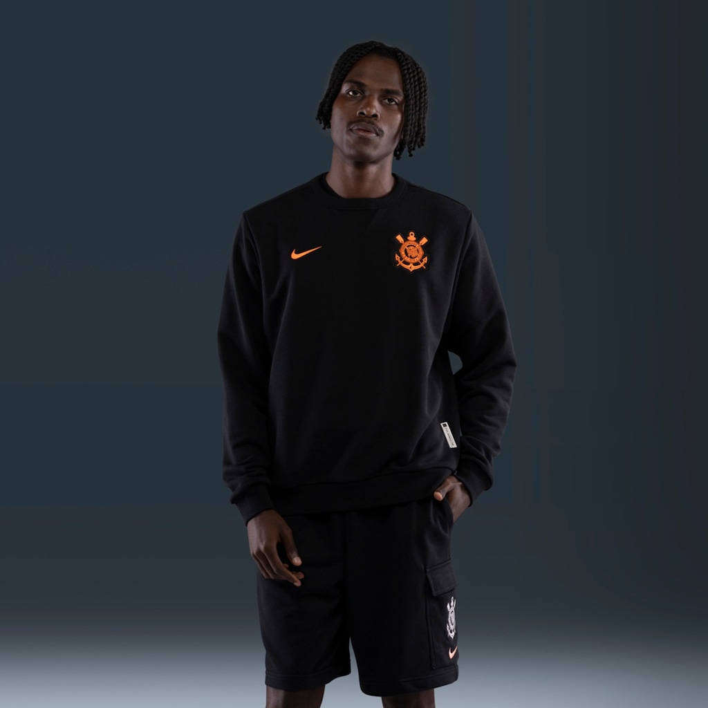 Imagem 2 do produto Blusão Corinthians Nike Total 90 Crew Masculino