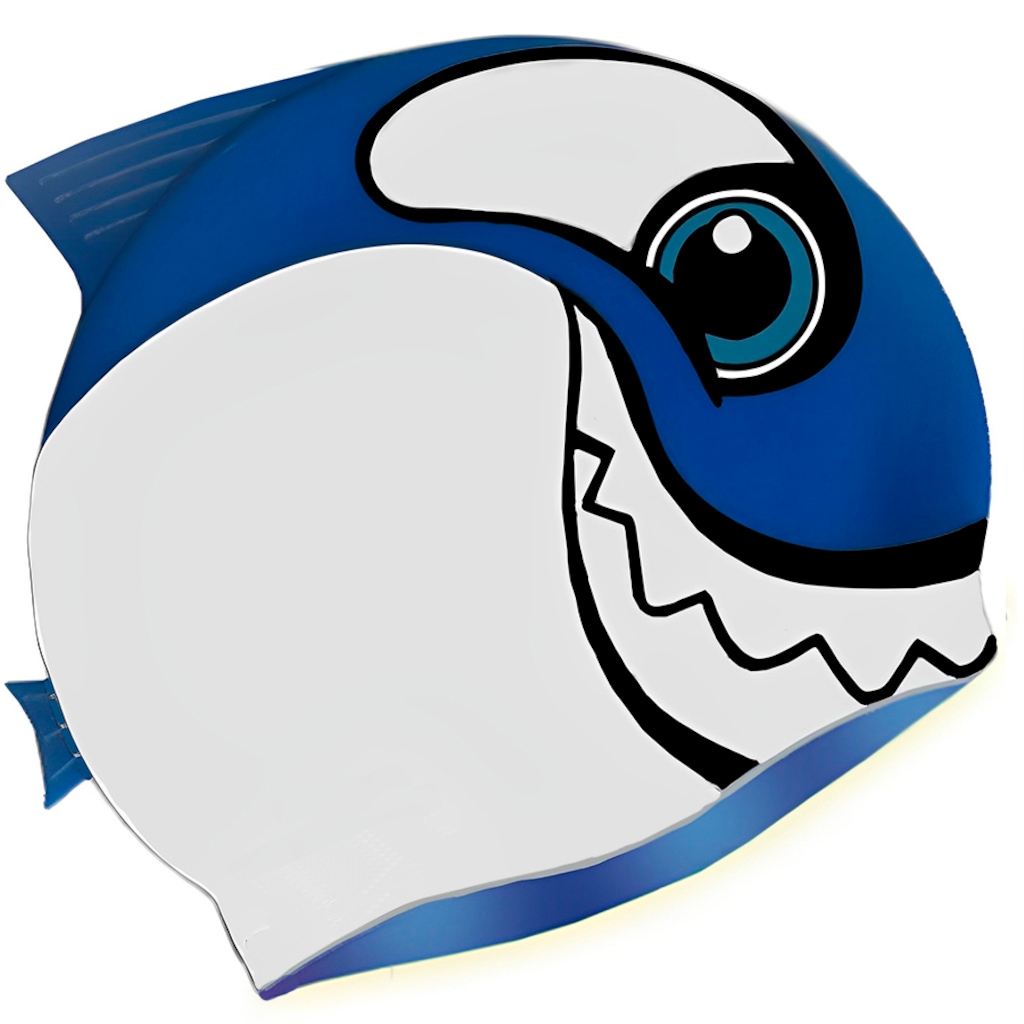 Imagem 2 do produto Touca de Natação Gold Sports Happy Shark Infantil