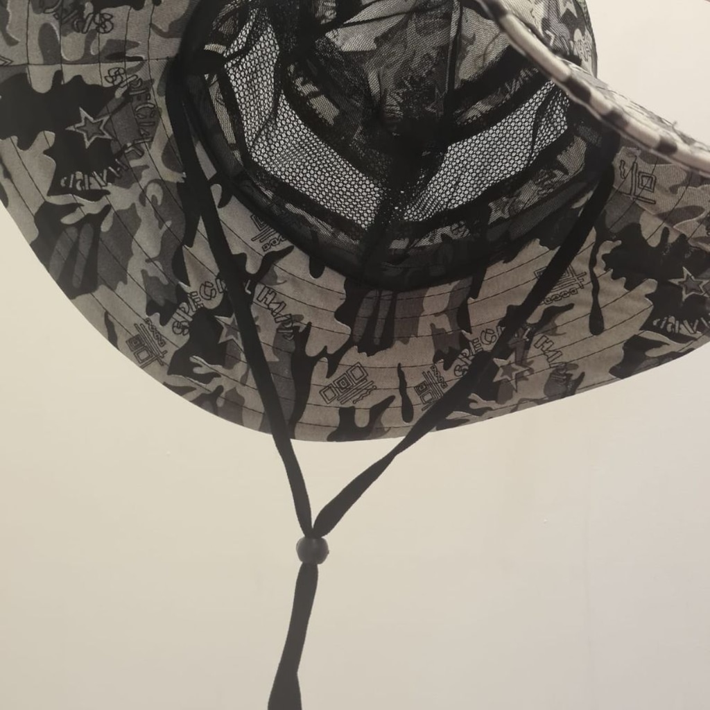 Imagem 3 do produto Chapéu DK Camuflado Australiano Canavieiro Respirável Pesca