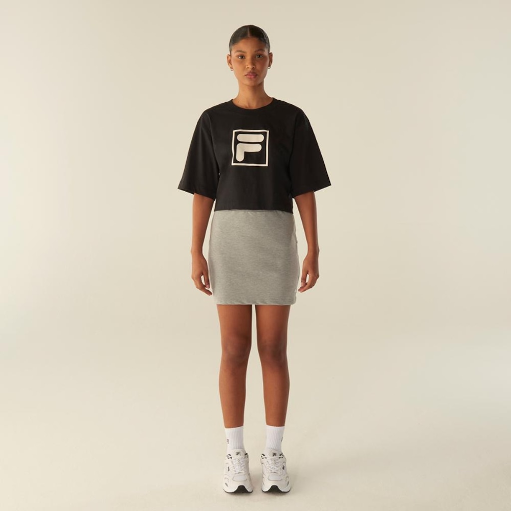 Imagem 3 do produto Camiseta Fila Cropped Union Classics Feminina