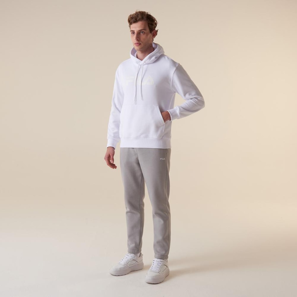 Imagem 3 do produto Casaco Com Capuz Fila Comfort Letter III Masculino