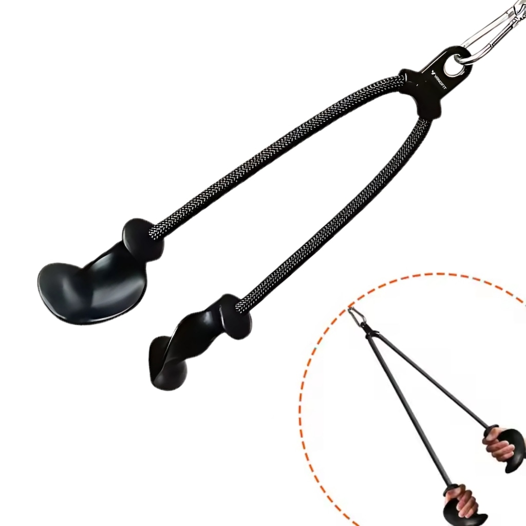 Imagem 3 do produto Puxador Tríceps Corda Profissional Yangfit Pegada Anatômica
