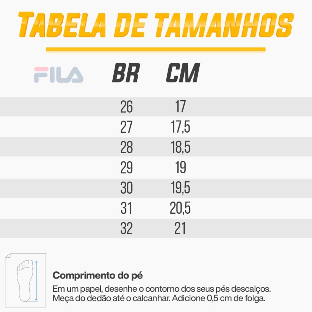 Imagem 4 do produto Tênis Fila Arcade Vlc Infantil + 3 Pares de Meia Cano Curto Cano Curto