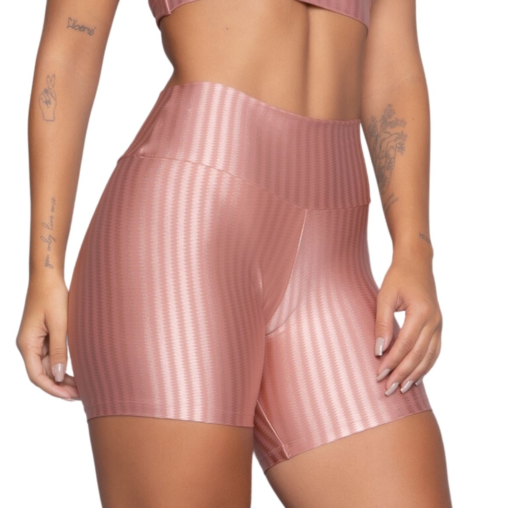 Imagem 2 do produto Short Fitness Ikat New Zig 3D Vekyo Poliamida - Moda Fitness - Feminina