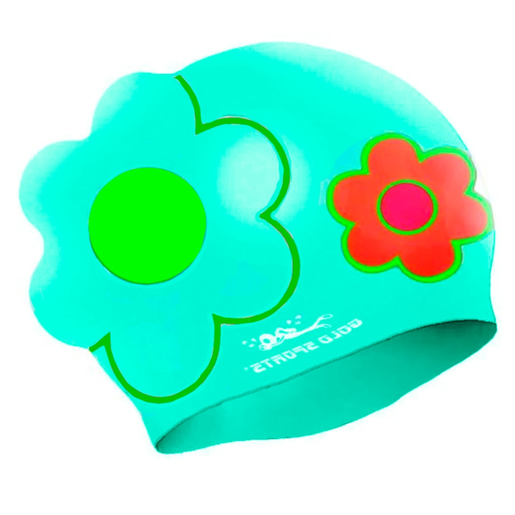 Imagem 2 do produto Touca de Natação Gold Sports Infantil Flower