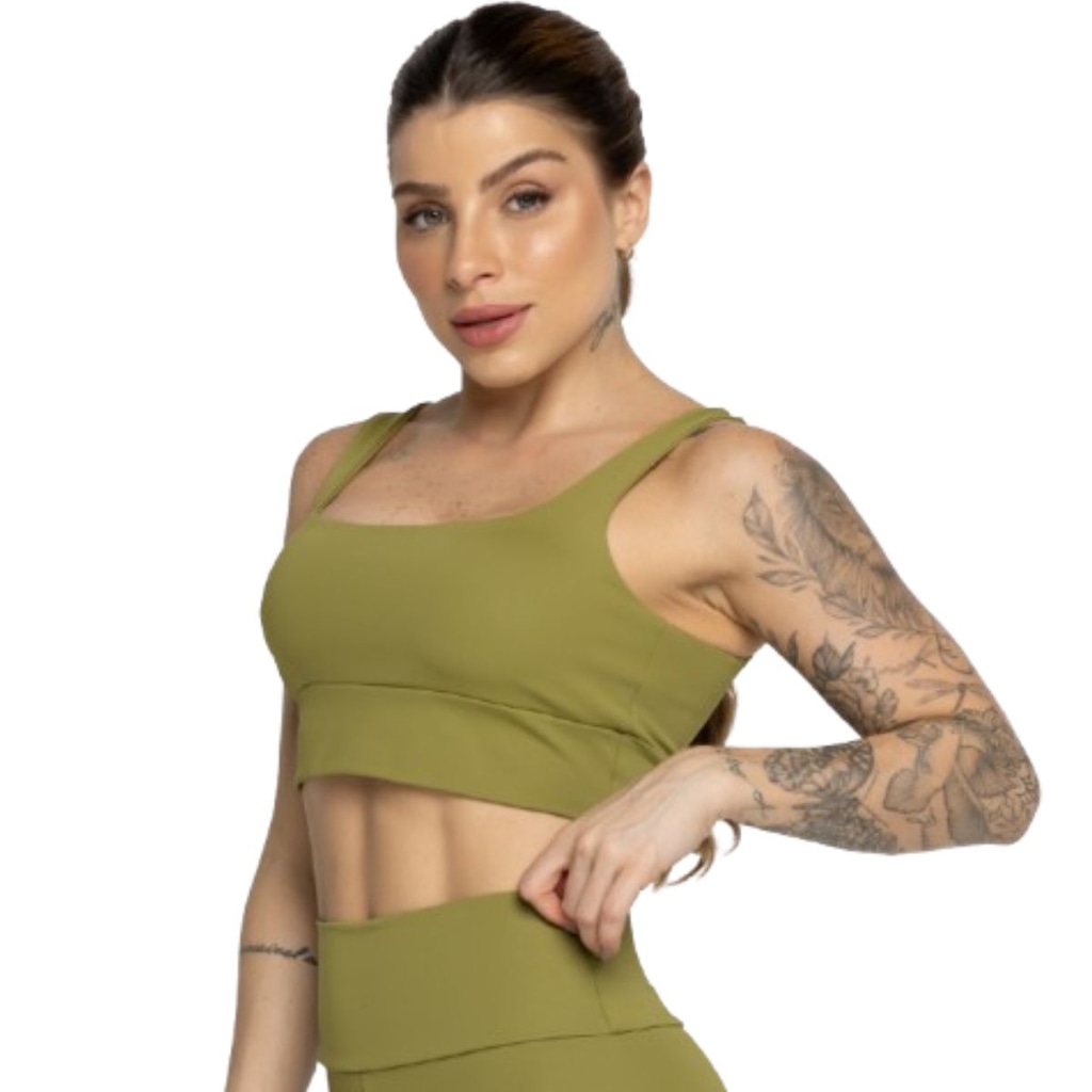Imagem 2 do produto Top Smart Alça Grossa Vekyo - Moda Fitness - Feminino