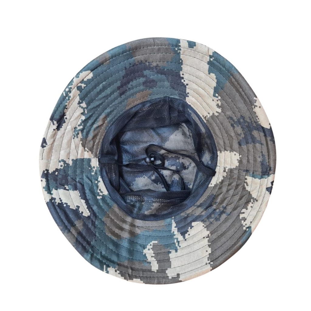 Imagem 2 do produto Chapéu Camuflado Australiano TJK Canavieiro Respirável Protetor Solar Pesca Trilha Camping