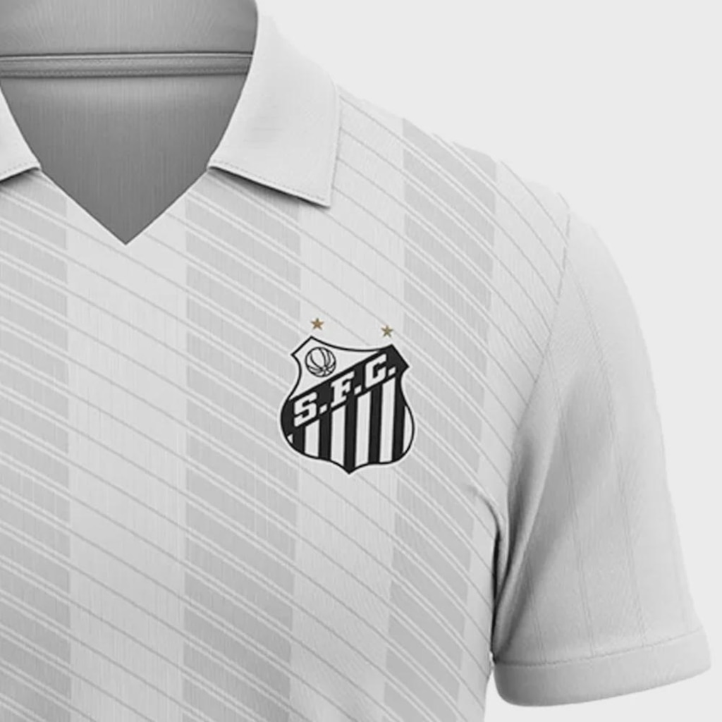 Imagem 3 do produto Camisa Polo Santos Preppy Braziline Masculina