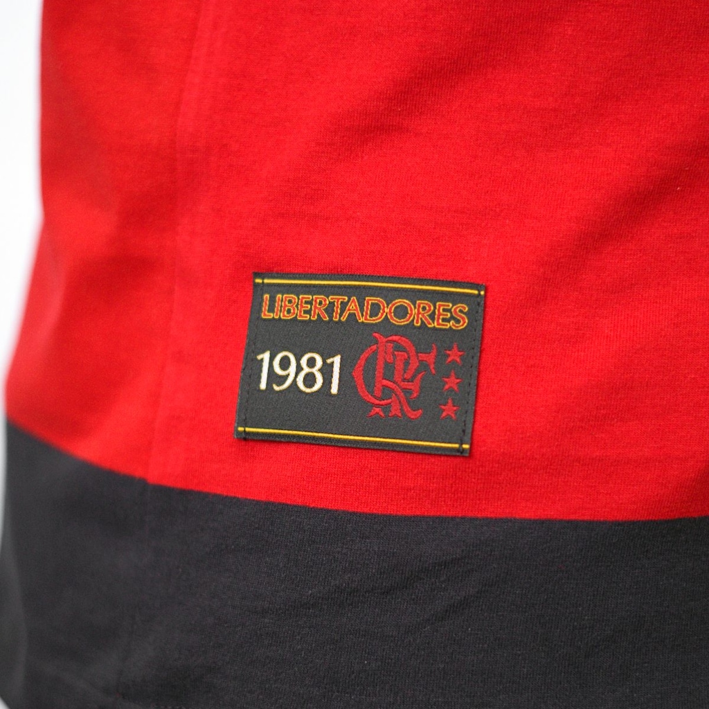 Imagem 4 do produto Camisa Flamengo Retrô Libertadores 1981 Braziline - Masculino