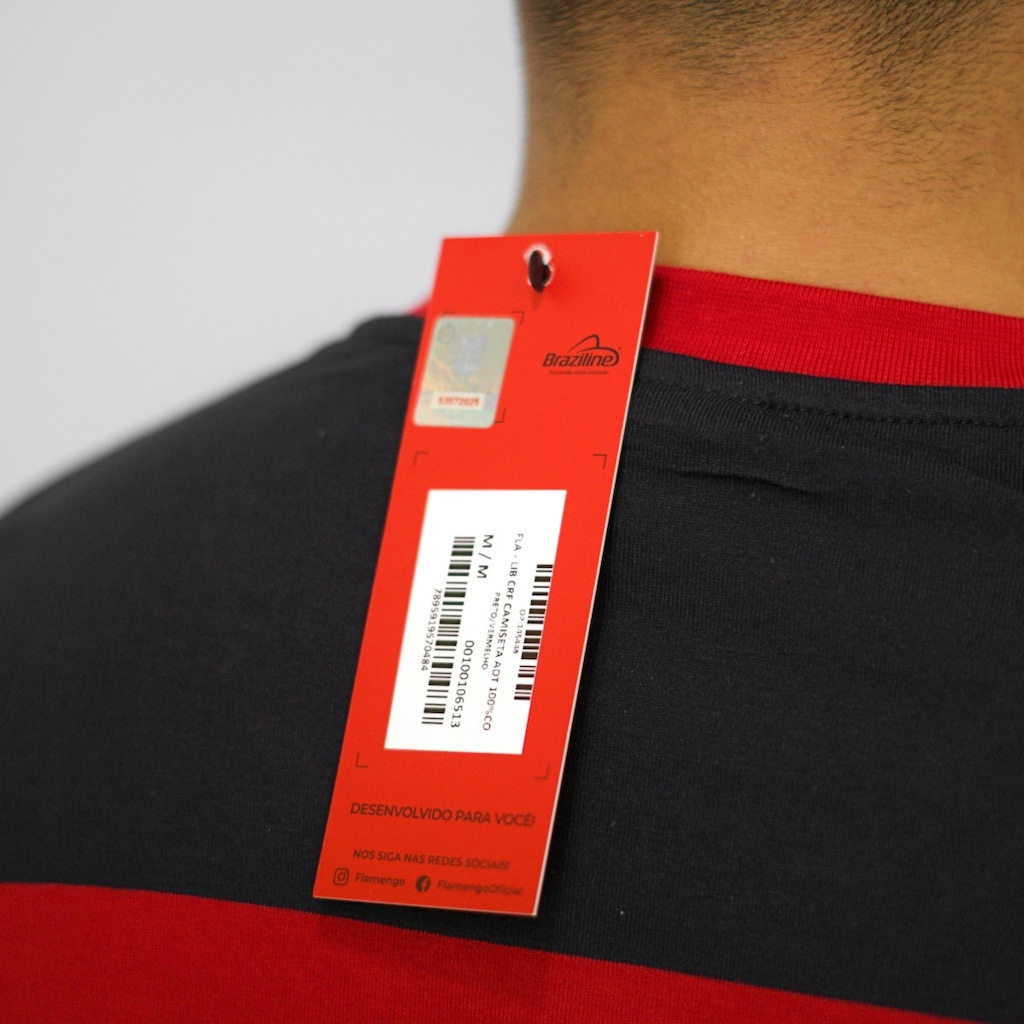 Imagem 5 do produto Camisa Flamengo Retrô Libertadores 1981 Braziline - Masculino