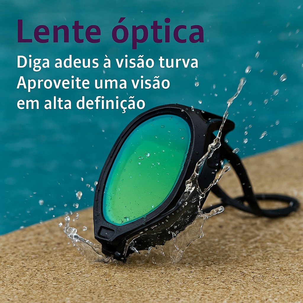 Imagem 3 do produto Óculos de Natação Gold Sports Spirit Performance 10.0 High Definition