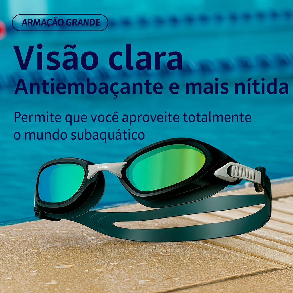 Imagem 4 do produto Óculos de Natação Gold Sports Spirit Performance 10.0 High Definition